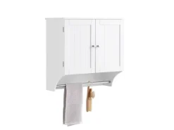 SoBuy Hängeschrank Badezimmerschrank Wandschrank Küchenschrank BZR84-W* Schränke
