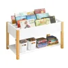 SoBuy Kinder Bücherregal Kinderregal mit Ablagen Aufbewahrungsregal Weiß KMB35-W* Bücherregale