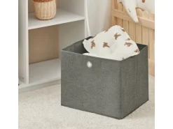 SoBuy Kinderkleiderschrank mit 3 Haken Kleiderständer mit Box KMB40-W