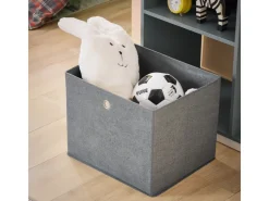 SoBuy Kinderkleiderschrank mit 3 Haken Kleiderständer mit Box KMB40-HG