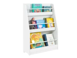 SoBuy Kinderregal Bücherregal für Kinder Wandregal Aufbewahrungsregal KMB45-W* Wandregale|Regal Weiß