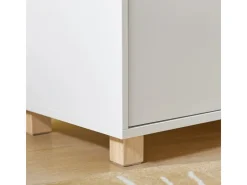 SoBuy Kinderregal Bücherregal Kinderzimmer Regal Aufbewahrungsregal KMB84-W* Bücherregale