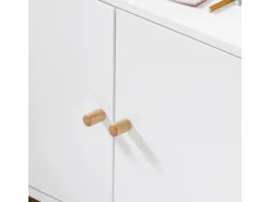 SoBuy Kinderregal Bücherregal Kinderzimmer Regal Aufbewahrungsregal KMB84-W* Bücherregale