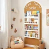 SoBuy Kinderregal Bücherregal Wandregal Hängeregal Weiß KMB08-W* Sofas