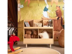 SoBuy Kinderregal mit 5 Fächern Bücherregal Aufbewahrungsregal KMB111-N