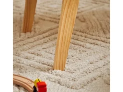 SoBuy Kindertisch mit 2 Stühlen Kindersitzgruppe mit Stauraum Maltisch KMB92-GR* Hocker