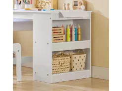 SoBuy Kindertisch mit 1 Stuhl Kindersitzgruppe Maltisch für Kinder KMB60-W* Stühle