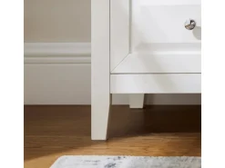 SoBuy Nachttisch Beistelltisch Sofatisch Nachtschrank Weiß FBT131-W* Tische