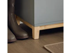 SoBuy Schuhbank mit Sitzfläche Sitzbank mit Stauraum Hell FSR117-HG