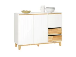 SoBuy Sideboard Küchenschrank Kommode Buffet Schuhschrank TV-Schrank FSB75-WN* TV-Wände|Kommode