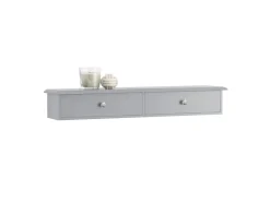 SoBuy Wandschrank Hängeregal Wandregal Wandgarderobe Hellgrau FRG43-HG* Bücherregale