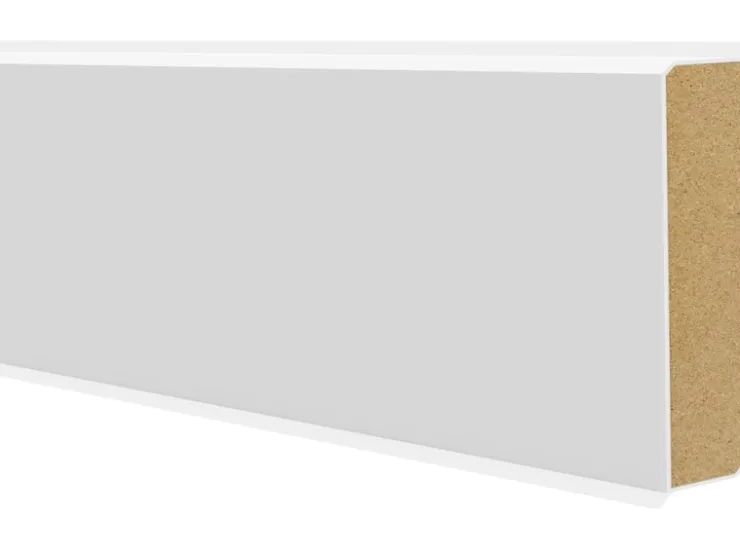 Sockelleiste Cubu flex life 40 Weiß 13 mm x 40 mm Länge 2500 mm* Zierprofile