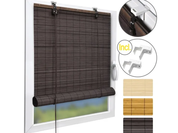 Sol Royal SolDecor B86 Bambusrollo 110x160cm Braun* Raffrollos