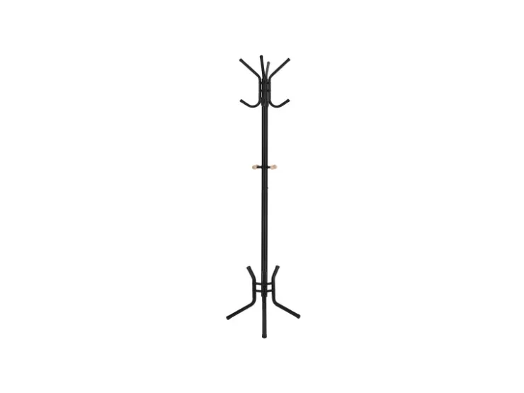Songmics Hutständer 12 Haken 49 cm x 176 cm Schwarz
