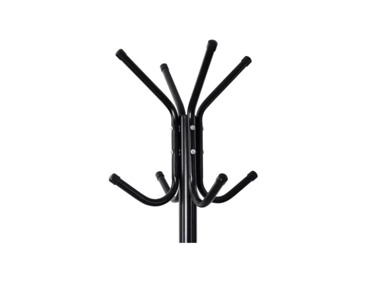 Songmics Hutständer 12 Haken 49 cm x 176 cm Schwarz