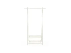 Songmics Kleiderständer 2 Ablagen 40 cm x 87,5 cm x 155 cm Weiß