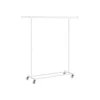 Songmics Kleiderständer mit Rollen 45,4 cm x 132 cm x 160 cm Weiß