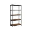 Songmics Lagerregal 40 cm x 90 cm x 180 cm Braun-Schwarz* Büroregale