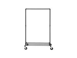 Songmics Schwerlastkleiderständer mit Rollen 40 cm x 120 cm x 156 cm Weiß* Garderoben