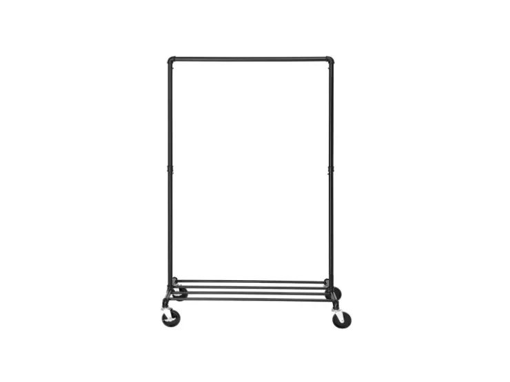 Songmics Schwerlastkleiderständer mit Rollen 40 cm x 120 cm x 156 cm Weiß* Garderoben