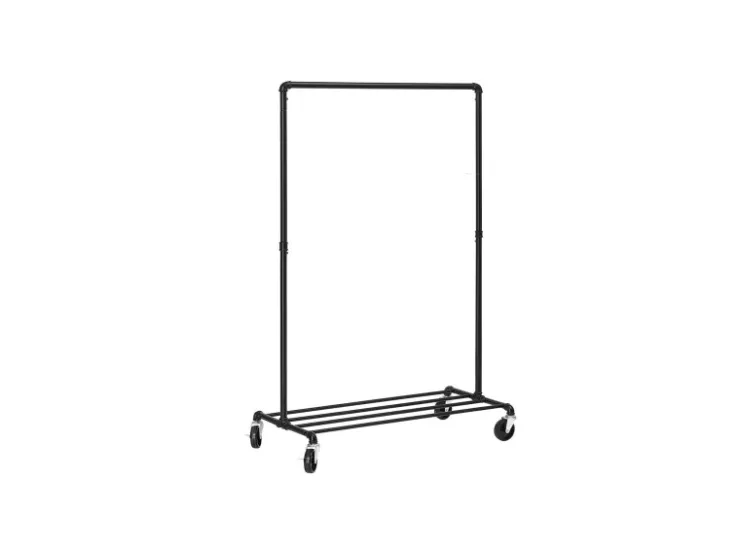 Songmics Schwerlastkleiderständer mit Rollen 40 cm x 120 cm x 156 cm Weiß* Garderoben