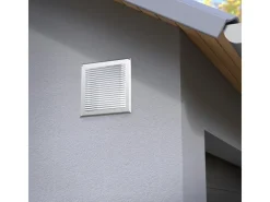 SOTECH Aluminium-Lüftungsgitter 190 x 190 mm optik Aufschraubbar mit Insektenschutz
