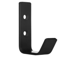 SOTECH Kleiderhaken LOXTEN 60 x 20 x 45 mm Echt Edelstahl Schwarz