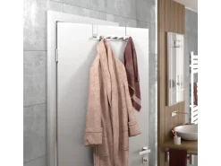 SOTECH Türgarderobe LINEA I Edelstahl mit 6 Haken für Türen mit Falz max. 16 mm* Garderoben