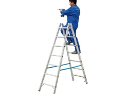 Krause Stabilo Sprossen-Doppelleiter 2 x 7 Sprossen