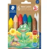 Staedtler® Wachsmalkreiden Noris junior mit Etui 6 Stück