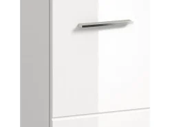 Standschrank Ice 30 cm x 110 cm x 30 cm Weiß-Weiß