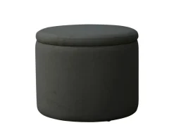 SVITA Amber Aufbewahrungsbox Mit Deckel Hocker Mit Stauraum Sitzhocker Stoff* Hocker