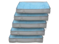 SVITA Aufbewahrungstasche M 5er Set Organizer Unterbettkommode* Kissen