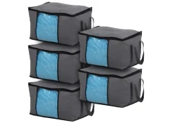 SVITA Aufbewahrungstasche L 5er Set Organizer Unterbettkommode* Kissen