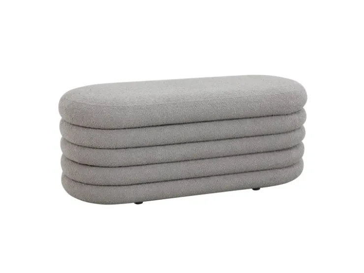 SVITA Blossom XL Hocker Mit Stauraum Sitzhocker Ottomane Pouf Teddyboucle* Aufbewahrung|Sitzbänke