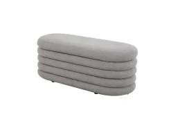 SVITA Blossom XL Hocker Mit Stauraum Sitzhocker Ottomane Pouf Teddyboucle* Aufbewahrung|Sitzbänke