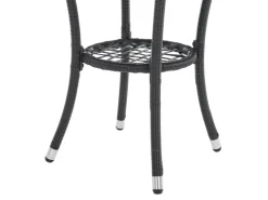 SVITA Brooklyn Bistro Gartenmöbelset 3-tlg. Rattan Outdoor Gartenlounge