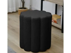 SVITA Dahlia Hocker Pouf Teddyboucle Modern* Hocker