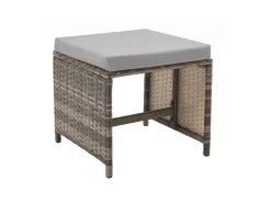 SVITA Denver Polyrattan Gartenmöbel Set Essgruppe Lounge Esstisch