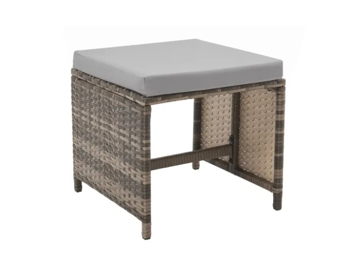 SVITA Denver Polyrattan Gartenmöbel Set Essgruppe Lounge Esstisch
