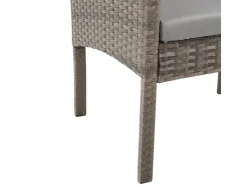 SVITA Denver Polyrattan Gartenmöbel Set Essgruppe Lounge Esstisch