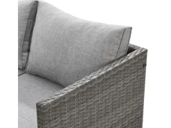 SVITA Kansas Rattanlounge Gartenmöbel Set Gartensofa Polyrattan