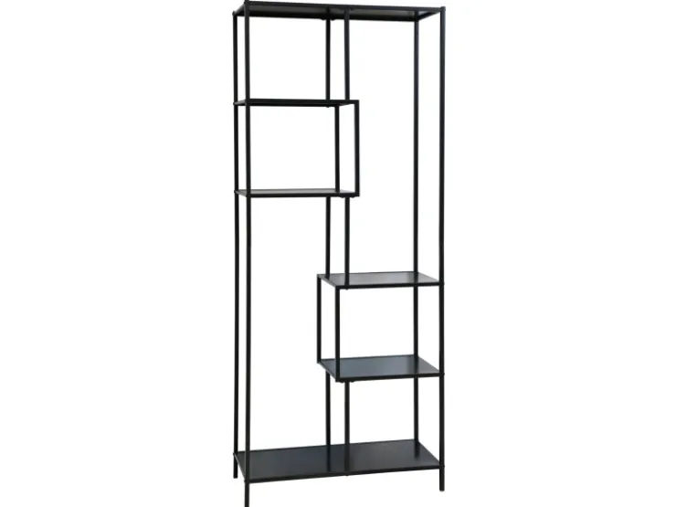 SVITA Kela Metallregal 6 Ebenen Küchenregal Badregal Industrial Style* Bücherregale