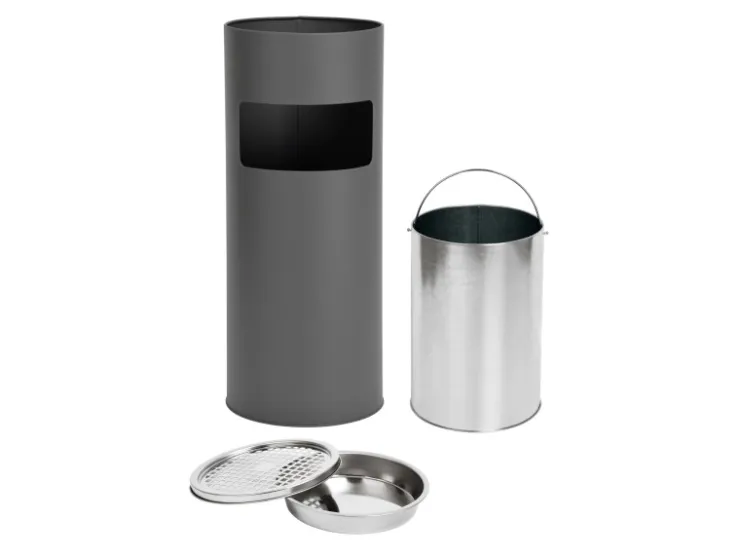 SVITA 30L Standaschenbecher Eimer Aschenbecher Mülleimer Ascher 60x25cm* Malerbedarf