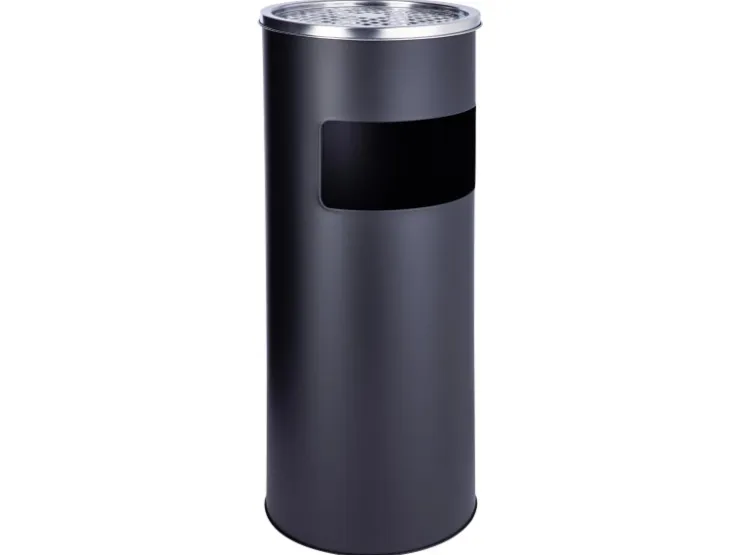 SVITA 30L Standaschenbecher Eimer Aschenbecher Mülleimer Ascher 60x25cm