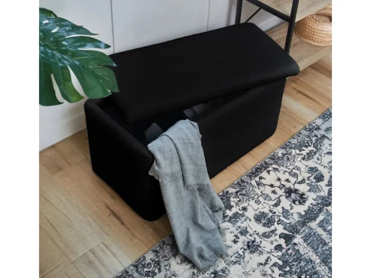 SVITA Leaf Sitzbank Hocker Mit Stauraum Aufbewahrungsbox Mit Deckel* Hocker|Sitzbänke