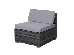 SVITA Lugano Polyrattan Lounge Gartenmöbel Set Gartenlounge Gartensofa