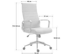 SVITA Office Comfort Bürostuhl Schreibtischstuhl Drehstuhl Hohe Rückenlehne Stoff