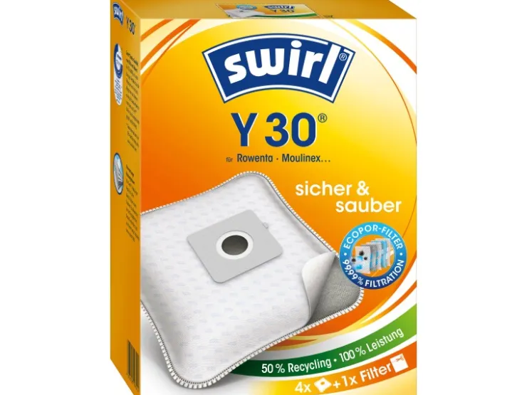 Swirl® Staubsaugerbeutel Y 30® EcoPor® 4 St.* Reinigung