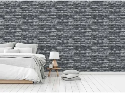 Tadessi Tapete Steinoptik Eliano M1 No 183 Vliestapete Grau Schwarz Steintapete* Tapezierzubehör